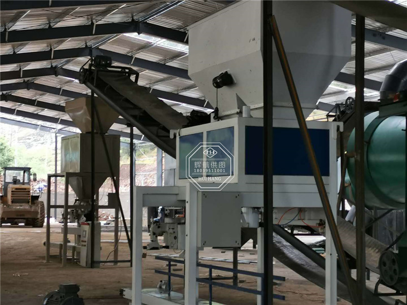 有機(jī)肥生產(chǎn)線安裝現(xiàn)場