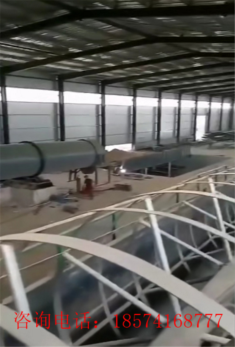 顆粒有機(jī)肥生產(chǎn)線安裝現(xiàn)場(chǎng)