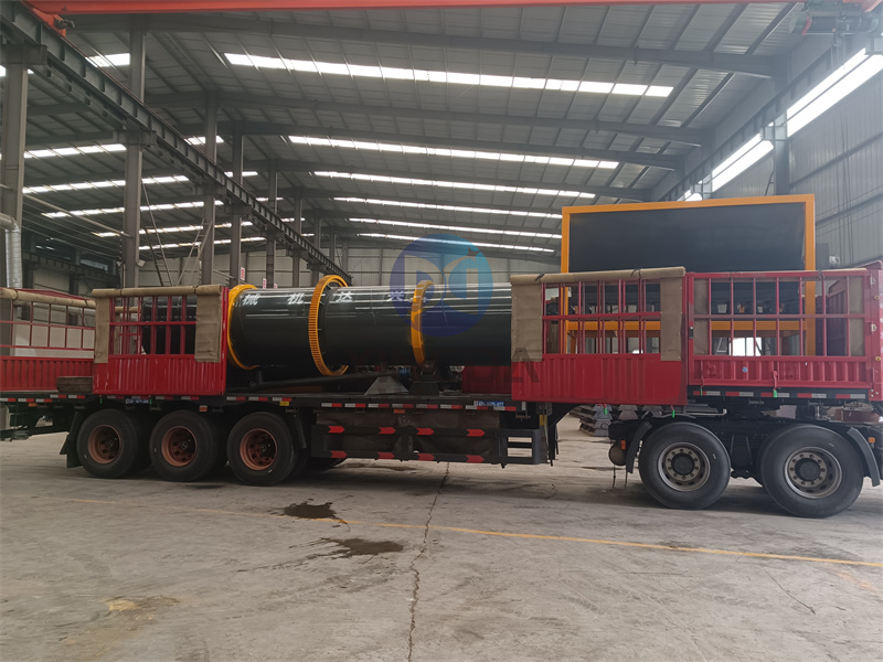 顆粒肥包膜生產(chǎn)線發(fā)貨現(xiàn)場