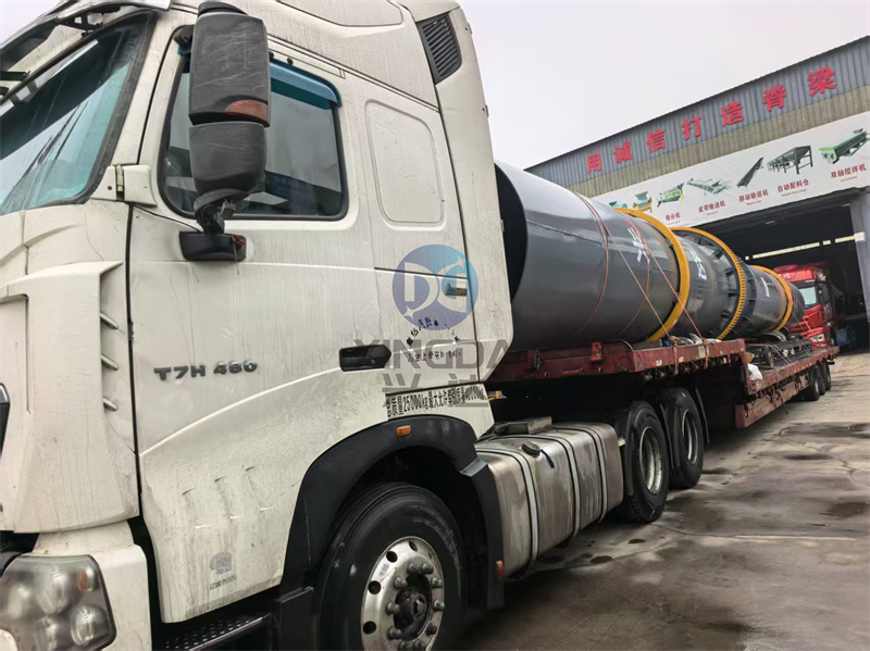 21米有機(jī)肥滾筒式烘干機(jī)發(fā)貨現(xiàn)場(chǎng)